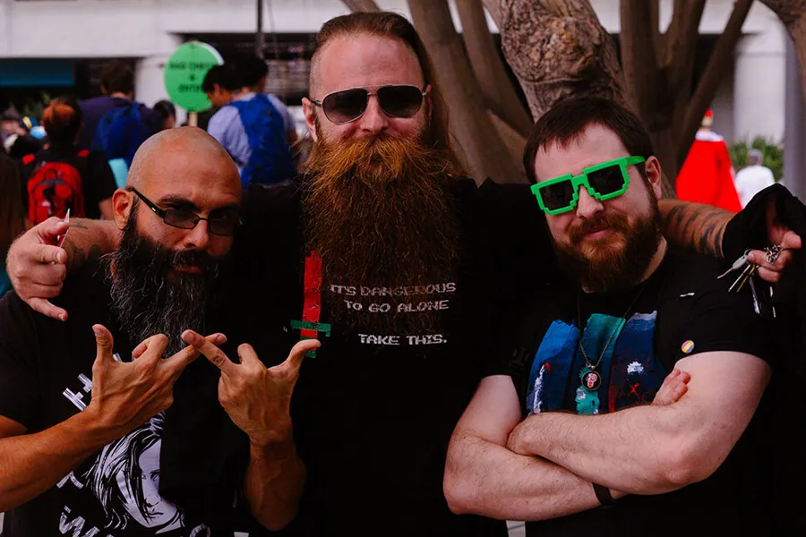 Members of the Skyride crew at Anime Expo 2019